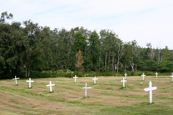 Cemetery on Grosse Ìle